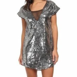 Free People Midnight Dreamer Sequin Dress